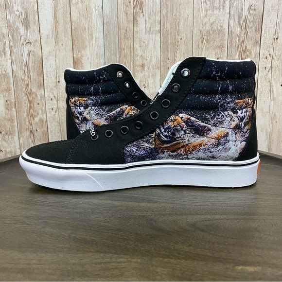 Vans x Discovery Sk8-Hi Project Cat Comfycush High Top Sneakers Size 8.5 Men - Picture 9 of 15